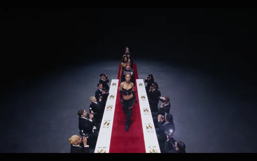 Katseye Gnarly MV | Katseye Members Walking on a Red Carpet